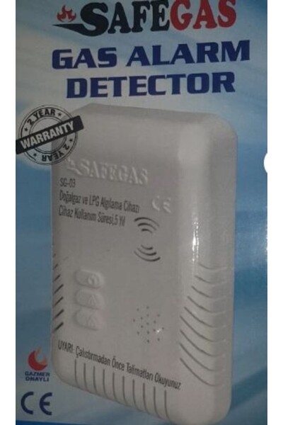 GenelTedarik Karavan Tekne Yat Gaz Alarm Dedektörü 220 volt Safegas