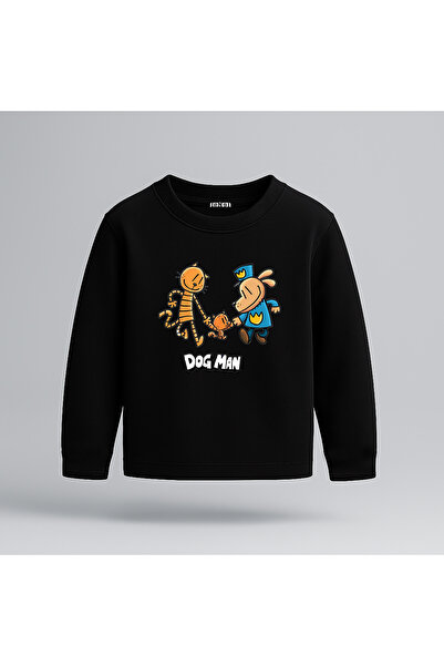 BLITZIST Dogman - Tricou cu mânecă lungă cu imprimeu Dogman Design (4-13 ani)