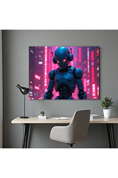 Printees Tablou cyberpunk - Shebot - Canvas pe șasiu