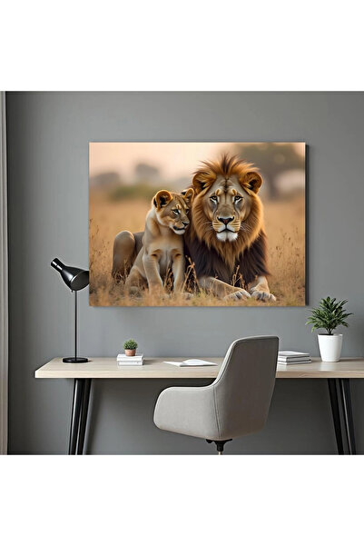 Printees Tablou - Lei, tată lângă fiu - Canvas pe șasiu - 40x30 cm