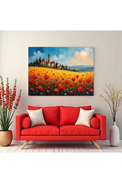 Printees Tablou - Orășelul medieval - Canvas pe șasiu - 40x30 cm