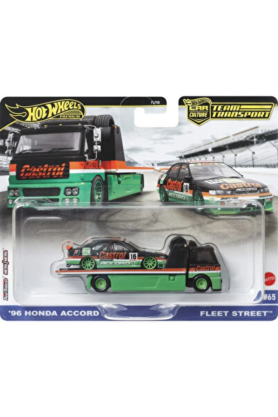 HOT WHEELS Macheta auto Team Transport Fleet Street &amp; Honda Accord 1996 C...