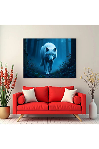 Printees Tablou - Marele lup alb - Canvas pe șasiu - 40x30 cm