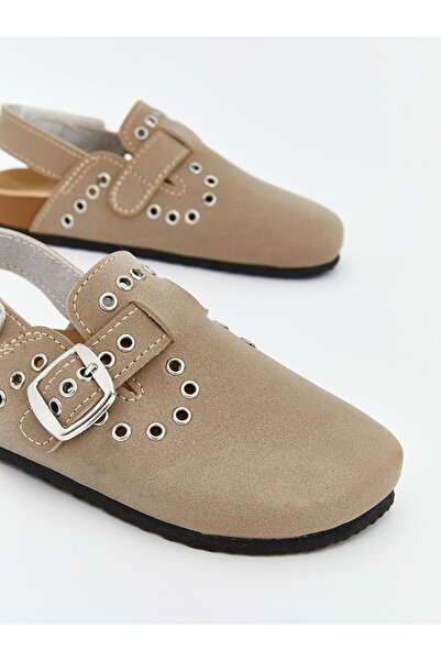 LC Waikiki Lcw Steps Suede Look Baby Girl Sandals