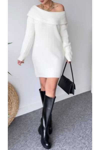 NÜANS MODA madonna collar dress