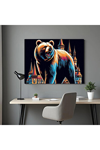 Printees Tablou - Urs la castel în Transilvania