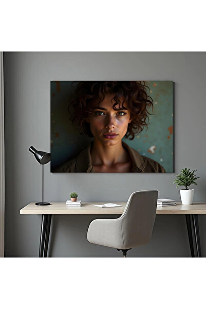 Printees Tablou - Portretul unei luptătoare - Canvas pe șasiu - 40x30 cm
