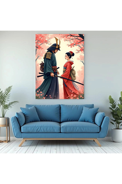 Printees Tablou - și Geisha - Canvas pe șasiu - 40x30 cm