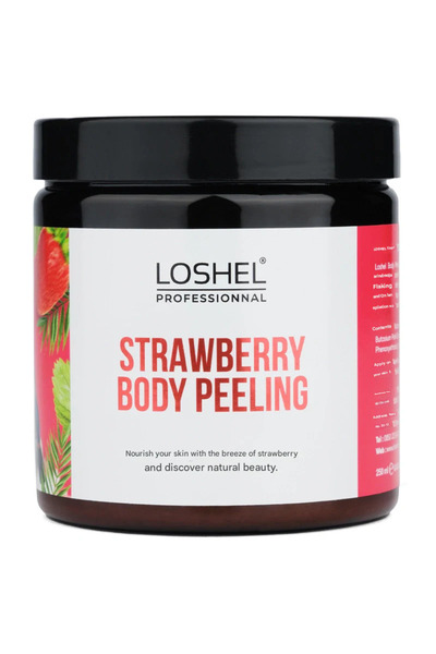 LOSHEL مقشر للجسم بخلاصة الفراولة 250 مل ( منتجات أصلية )