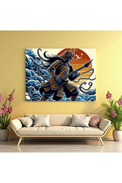 Printees Tablou - Samurai chitarist - Canvas pe șasiu