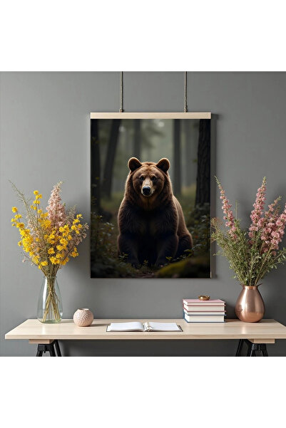 Printees Tablou - Urs brun - Canvas pe șasiu