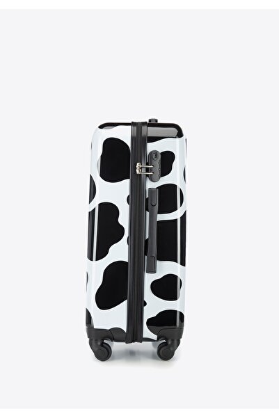 Wittchen Valiză medie bărbătească din ABS cu imprimeu alb-negru ABS alb-negru