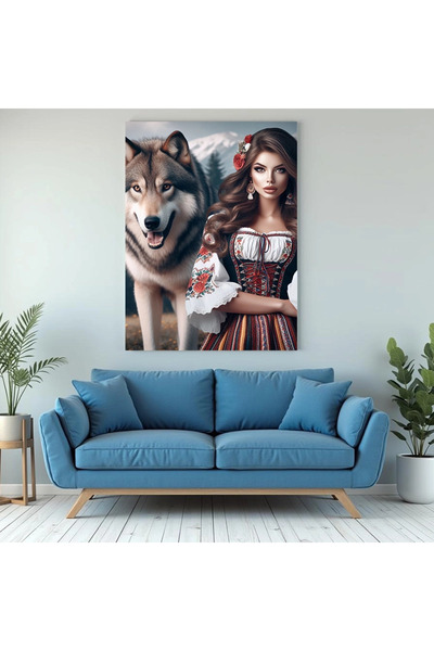 Printees Painting - The Dacians' Successor - Canvas on frame