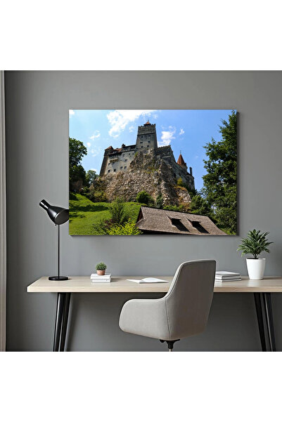 Printees Tablou Castelul Bran - Canvas pe șasiu - 40x30 cm