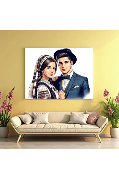 Printees Tablou - Portret de cuplu