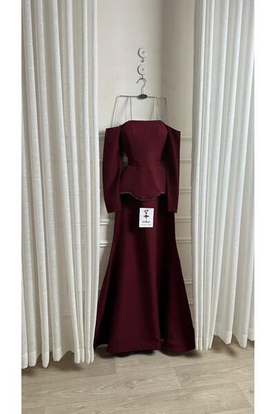 Onila فستان احمر ناعم