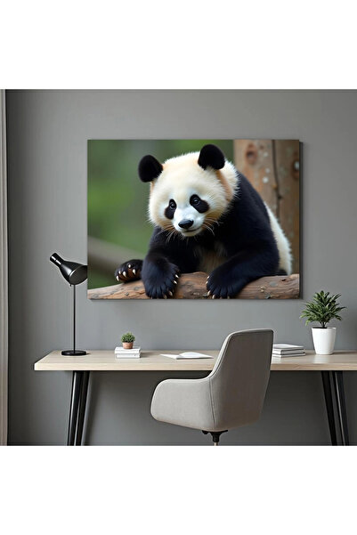 Printees Tablou - Urs Panda - Canvas pe șasiu - 40x30 cm