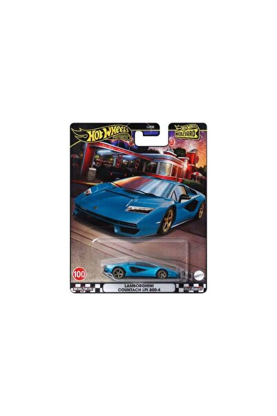 HOT WHEELS Macheta auto Lamborghini Countach Lpi-800 Albastru 1:64 Hotwheels