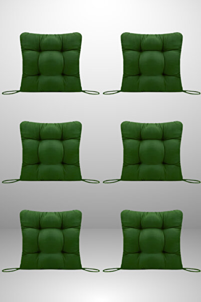 MoMMe SET DE 6 PERNE PENTRU SCAUN 45X45 CM CULOARE VERDE ÎNCHIS