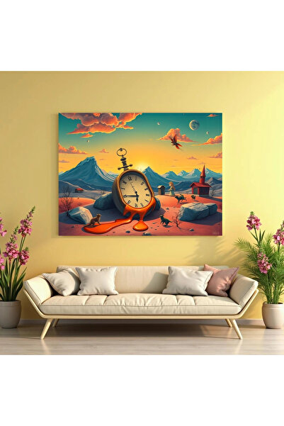 Printees Painting - Time Flows - Canvas on Frame