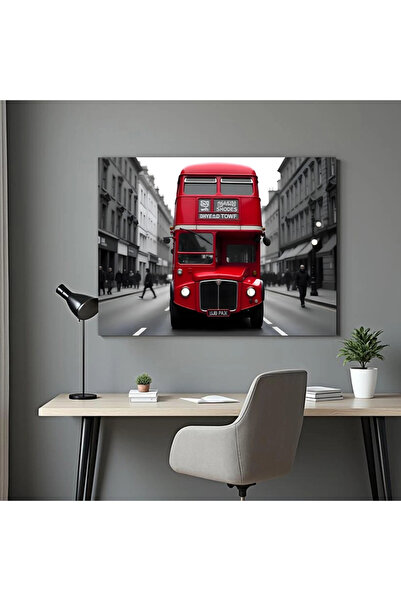Printees Tablou - Old London Bus - Canvas pe șasiu - 40x30 cm