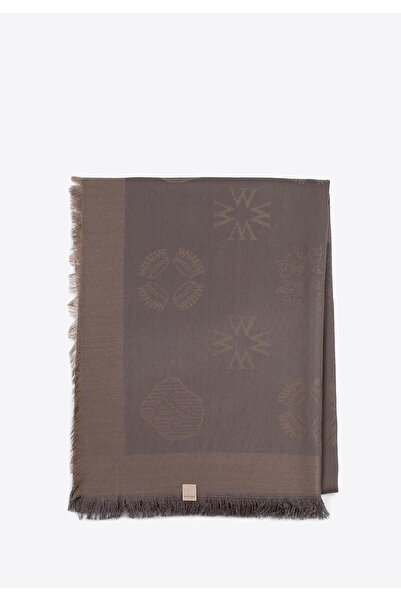 Wittchen Eșarfă din bambus pentru femei, monogramată, maro, fibră de bambus