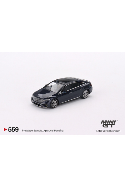 mini gt Macheta auto Mercedes-Benz Eqs 580 4matic Nautical, Blue Metallic 1:6...
