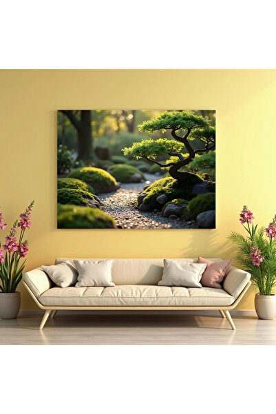 Printees Tablou - Gadina japoneză - Canvas pe șasiu