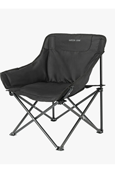Green Lion كرسي تخييم رينجر القابل للطي - أسود