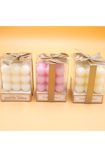 OEM Set of 3 Decorative Scented Candles, Multi-fragrance, Various Sizes
