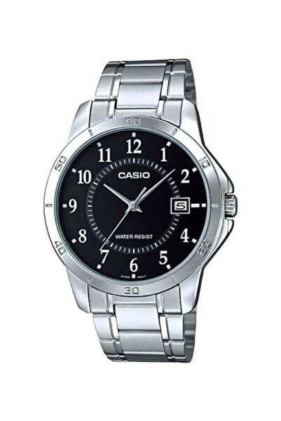 Casio Men's Wristwatch with Stainless Steel Band MTP-V004D-1 - 42 mm - Silver...