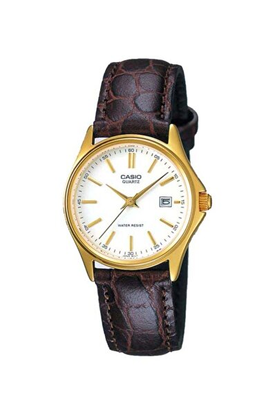 Casio Women's Leather Quartz Analog Watch LTP-1183Q-7ADF - 32 mm - Brown