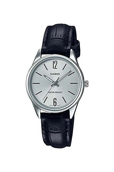 Casio Men's Leather Analog Watch LTP-V005L-7BUDF