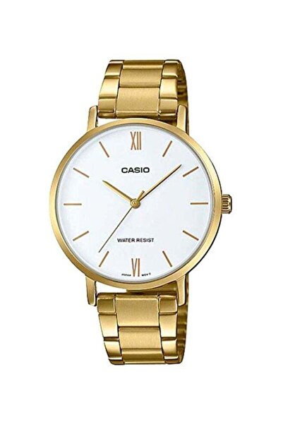 Casio Men's Wristwatch with Stainless Steel Strap Model LTP-VT01G-7B