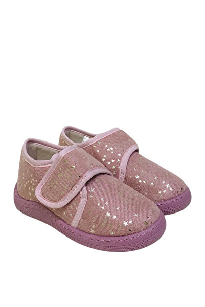 KU&PA SHOES Pas Gül Kurusu Kids Children's Unisex Slippers Shoes Comfortable Velcro Non-Slip Sole Home Slippers Kp-2007