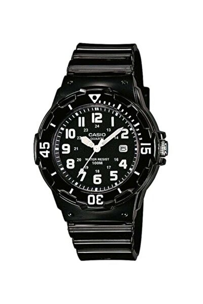 Casio Women's Water Resistant Analog Watch LRW-200H-1BVEF - 39 mm - Black