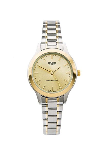 Casio Women's Stainless Steel Analog Watch LTP-1128G-9ARDF - 27 mm - Silver/Gold