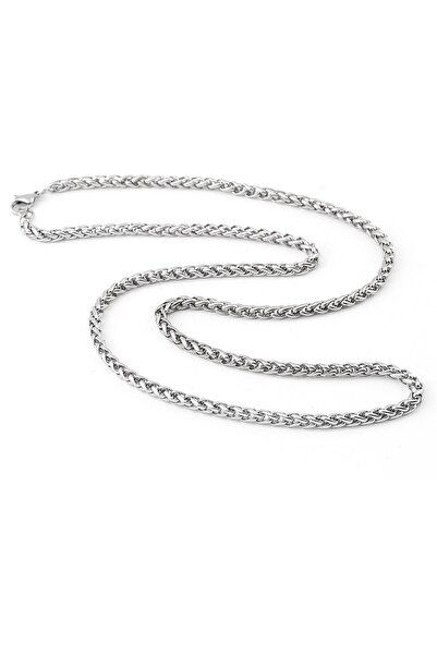 3Ecoswear قلادة رجالية من الفولاذ (60 سم)