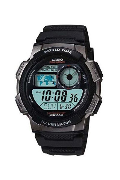 Casio Men's Youth Series Water Resistant Resin Digital Watch AE-1000W-1BVDF -...