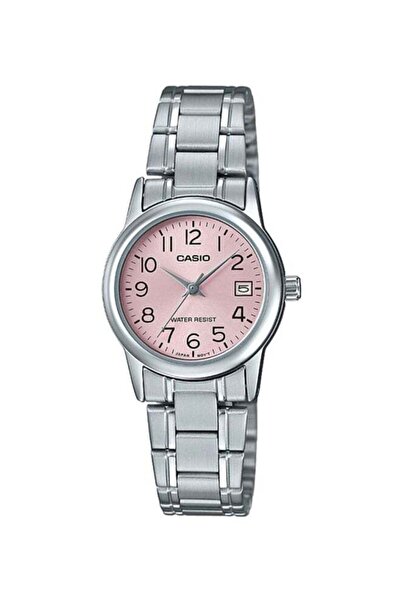 Casio Women's Dress Water Resistant Analog Watch LTP-V002D-4B - 31 mm - Silver