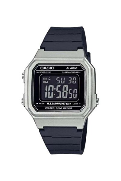 Casio Water Resistant Resin Digital Watch 51-W-217HM-7BVDF - 43mm - Black