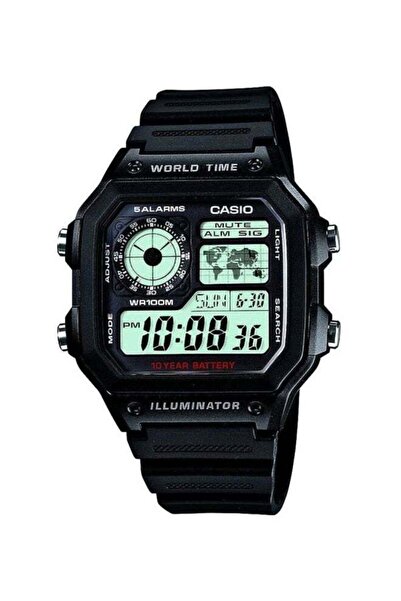 Casio Youth Digital Watch AE-1200WH-1AVDF