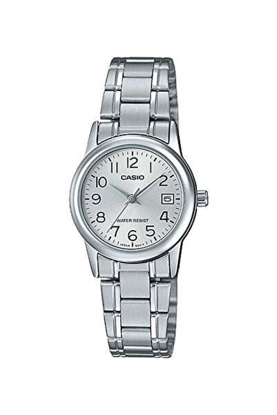 Casio Women's Analog Watch with Stainless Steel Band LTP-V002D-7B - 25 mm - S...