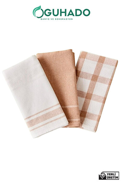 Drying Cloth 3-Piece Beige (45x65 cm)