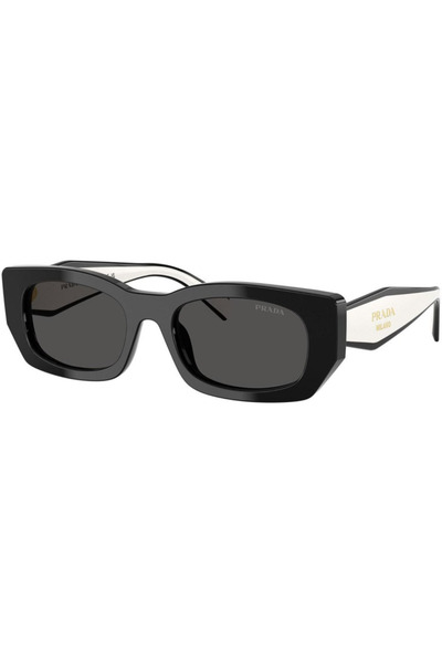 Prada Pr B05S (09Q08Z) 53 |   Women's Black Sunglasses