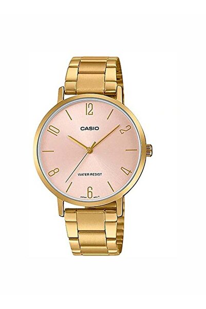 Casio Women's Stainless Steel Analog Quartz Wrist Watch LTP-VT01G-4BUDF Pink/...