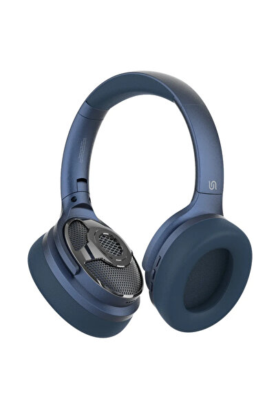 porodo سماعة رأس ومكبر صوت Soundtec Zuma 2 في 1 بتقنية البلوتوث 1200 مللي أمبير/ساعة - أزرق