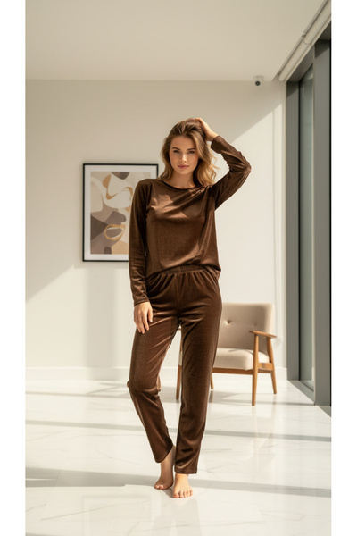MİSS ELİZZA French Velvet Pajama Set