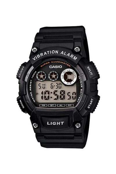 Casio Men's Water Resistant Digital Watch W-735H-1A - 51 mm - Black