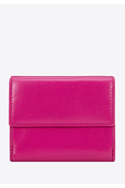 Wittchen Women's smooth leather wallet, double-sided, fuchsia, fuchsia, leather
